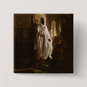 Porträt des maurischen afrikanischen Malers Button