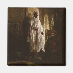 Porträt des maurischen afrikanischen Malers Magnet