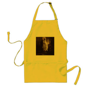 Porträt des maurischen afrikanischen Malers Schürze