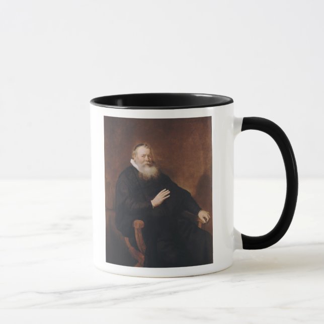 Porträt des Pastors Eleazer Swalmius, 1637-42 Tasse (Rechts)