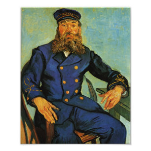 Porträt des Postboten Joseph Roulin - Van Gogh Fotodruck