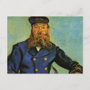 Porträt des Postboten Joseph Roulin - Van Gogh Postkarte