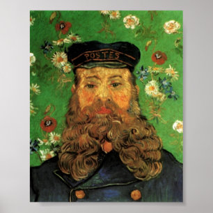 Porträt des Postmanns Joseph Roulin von Van Gogh Poster