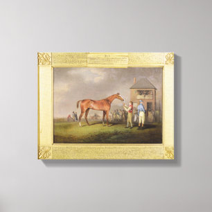 Porträt "des Quiz", das Eigentum von Lord Rous, Leinwanddruck