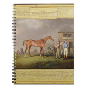 Porträt "des Quiz", das Eigentum von Lord Rous, Notizblock