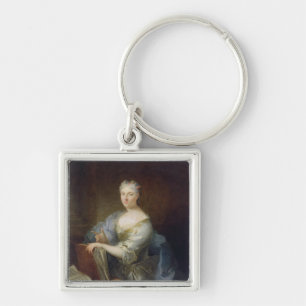 Porträt des Sängers Marie-Louise Desmatins Schlüsselanhänger