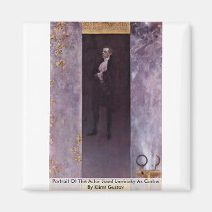 Porträt des Schauspielers Josef Lewinsky als Magnet