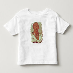 Porträt des schwarzen Falken, indischer Leiter Kleinkind T-shirt