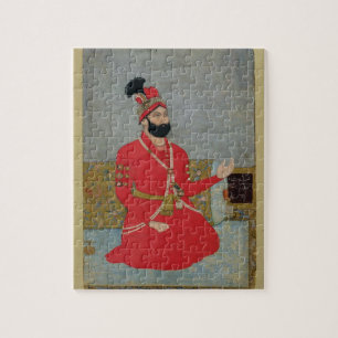 Porträt des Tiefpunkts Shah Afshar von Persien Puzzle