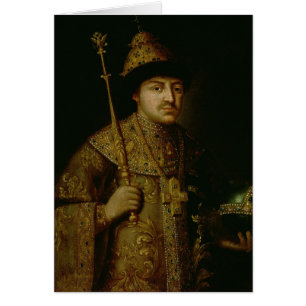 Porträt des Zars Fyodor III Alexeevich