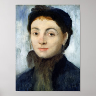 Porträt Edgar Degass von Josephine Gaujelin, Poster