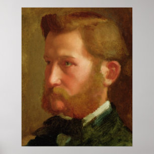 Porträt Edgar Degass von Paul Vapincon Poster