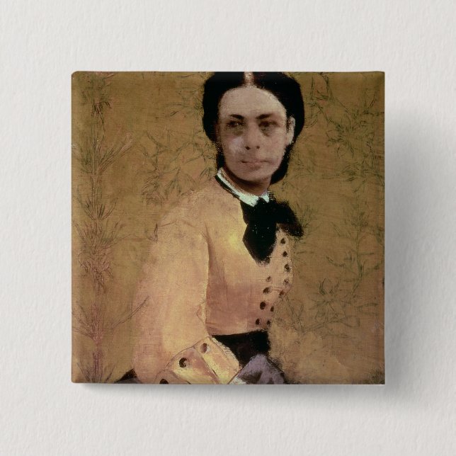 Porträt Edgar Degass | von Pauline de Metternich Button (Vorderseite)