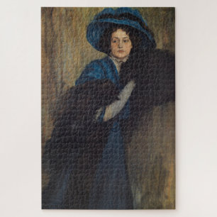 Porträt einer Dame in Blau (Raimundo de Madrazo) Puzzle