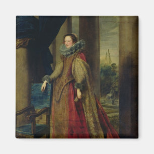 Porträt einer Dame Magnet