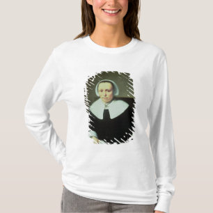 Porträt einer Dame mit Büro- und Stulpen T-Shirt