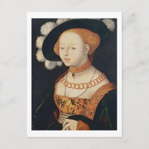 Porträt einer Dame, um 1530 Postkarte