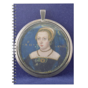 Porträt einer Dame, vielleicht Dame Jane Grey, Notizblock