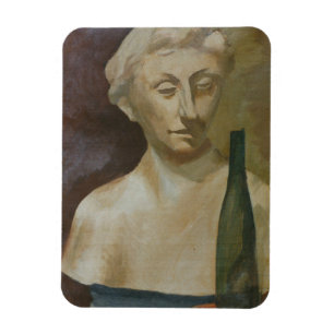Porträt einer Dame von Altertum 1990 Magnet
