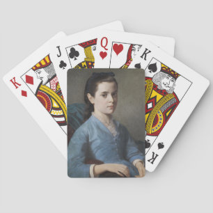 Porträt einer eleganten Dame (von Leloir) Spielkarten