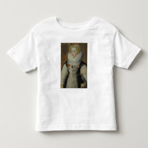 Porträt einer elisabethanischen Dame mit einem Pap Kleinkind T-shirt