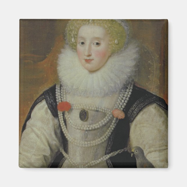 Porträt einer elisabethanischen Dame mit einem Pap Magnet (Vorne)