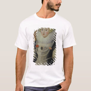 Porträt einer elisabethanischen Dame mit einem T-Shirt
