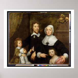 Porträt einer Familie, wahrscheinlich das von Rich Poster