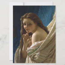 Porträt einer flirtatischen jungen Frau