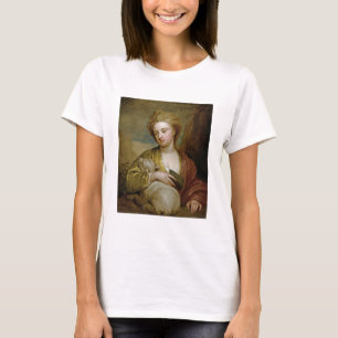 Porträt einer Frau als heilige Agnes, traditionell T-Shirt