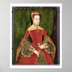 Porträt einer Frau, gealtert 16, vorher identifie Poster