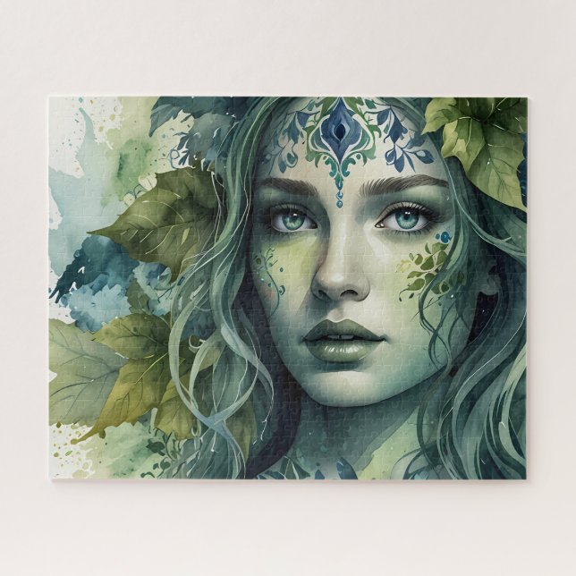 Porträt einer Frau Puzzle (Horizontal)