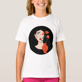 Porträt einer Frau T-Shirt