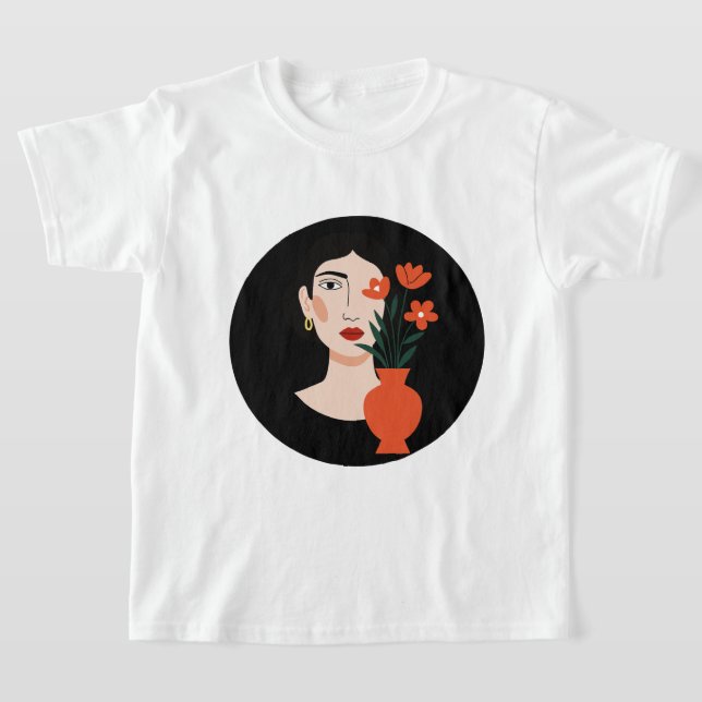 Porträt einer Frau T-Shirt (Ablage )