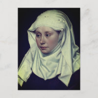 Porträt einer Frau - von Robert Campin (c. 1435)