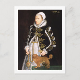 Porträt einer Frau, wahrscheinlich Catherine Carey Postkarte