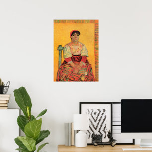 Porträt einer italienischen Frau von Vincent van G Poster
