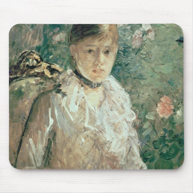 Porträt einer jungen Dame Mousepad (Vorne)