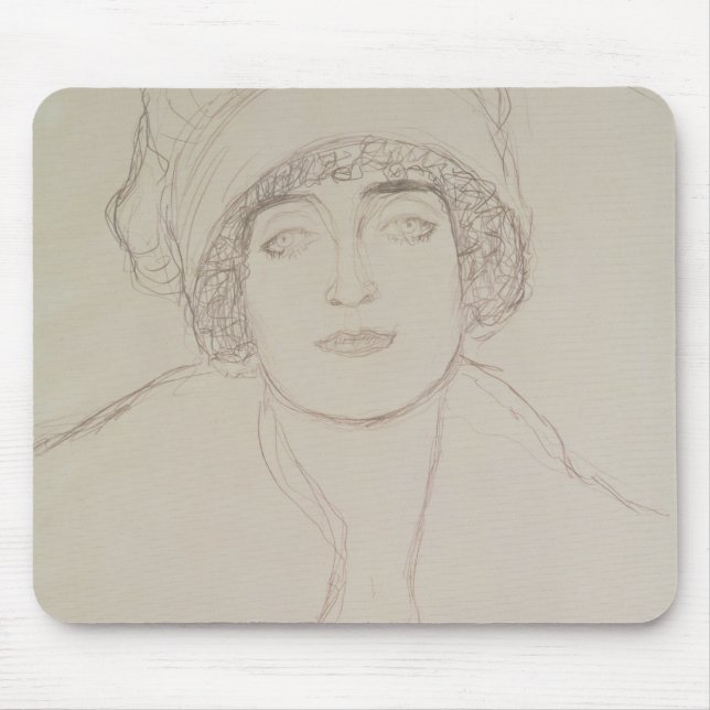 Porträt einer jungen Frau Mousepad (Vorne)