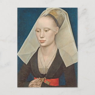 Porträt einer Lady, c.1460 (Öl auf Tafel) Postkarte