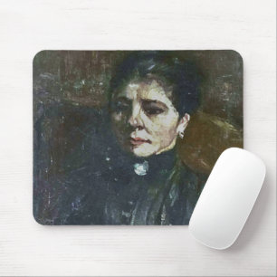 Porträt einer sitzenden Frau Van Gogh Gemälde Mousepad