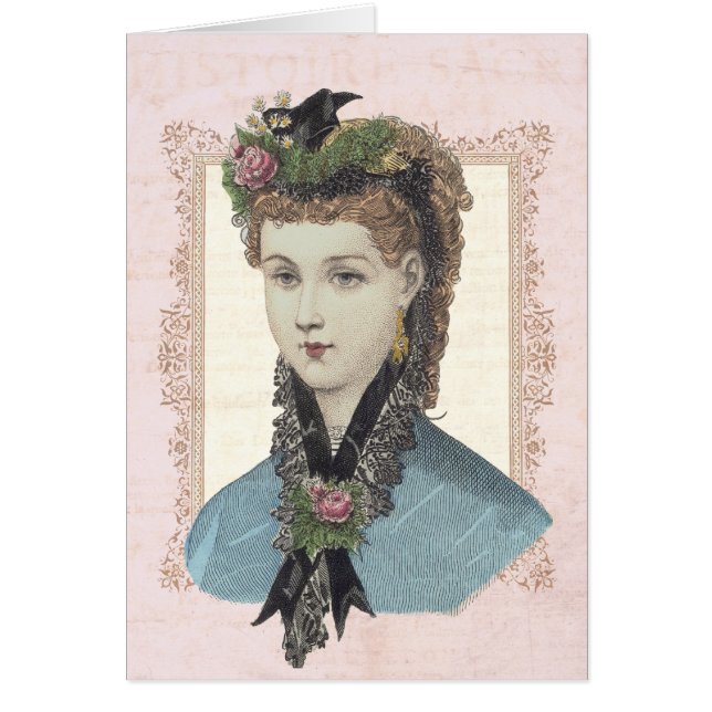 Porträt einer viktorianische Schönheits-Vintagen (Vorne)