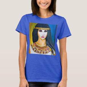 Porträt eines ägyptischen Frauen-T-Shirts T-Shirt