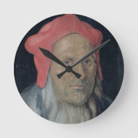 Porträt eines Barteten in einem Red Hat, 1520 (Öl