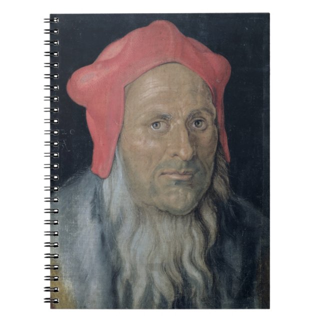Porträt eines bärtigen Mannes in Red Hat, 1520 (Öl Notizblock (Vorderseite)