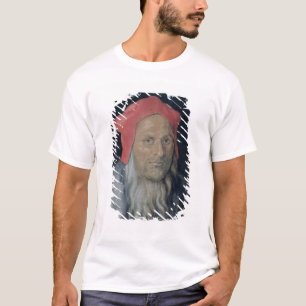 Porträt eines bärtigen Mannes in Red Hat, 1520 (Öl T-Shirt