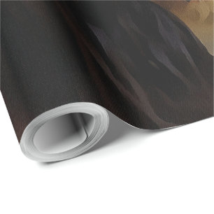 Porträt eines Cavalier King Charles Spaniels Geschenkpapier