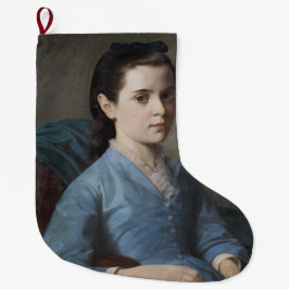 Porträt eines Eleganten Mädchens (von Leloir) Großer Weihnachtsstrumpf
