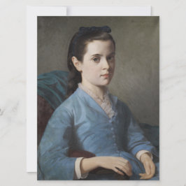 Porträt eines Eleganten Mädchens (von Leloir) Karte