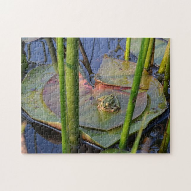 PORTRÄT EINES FROSCHES PUZZLE (Horizontal)